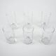 Set of six glasses, Danish design, 1970s, made in Denmark