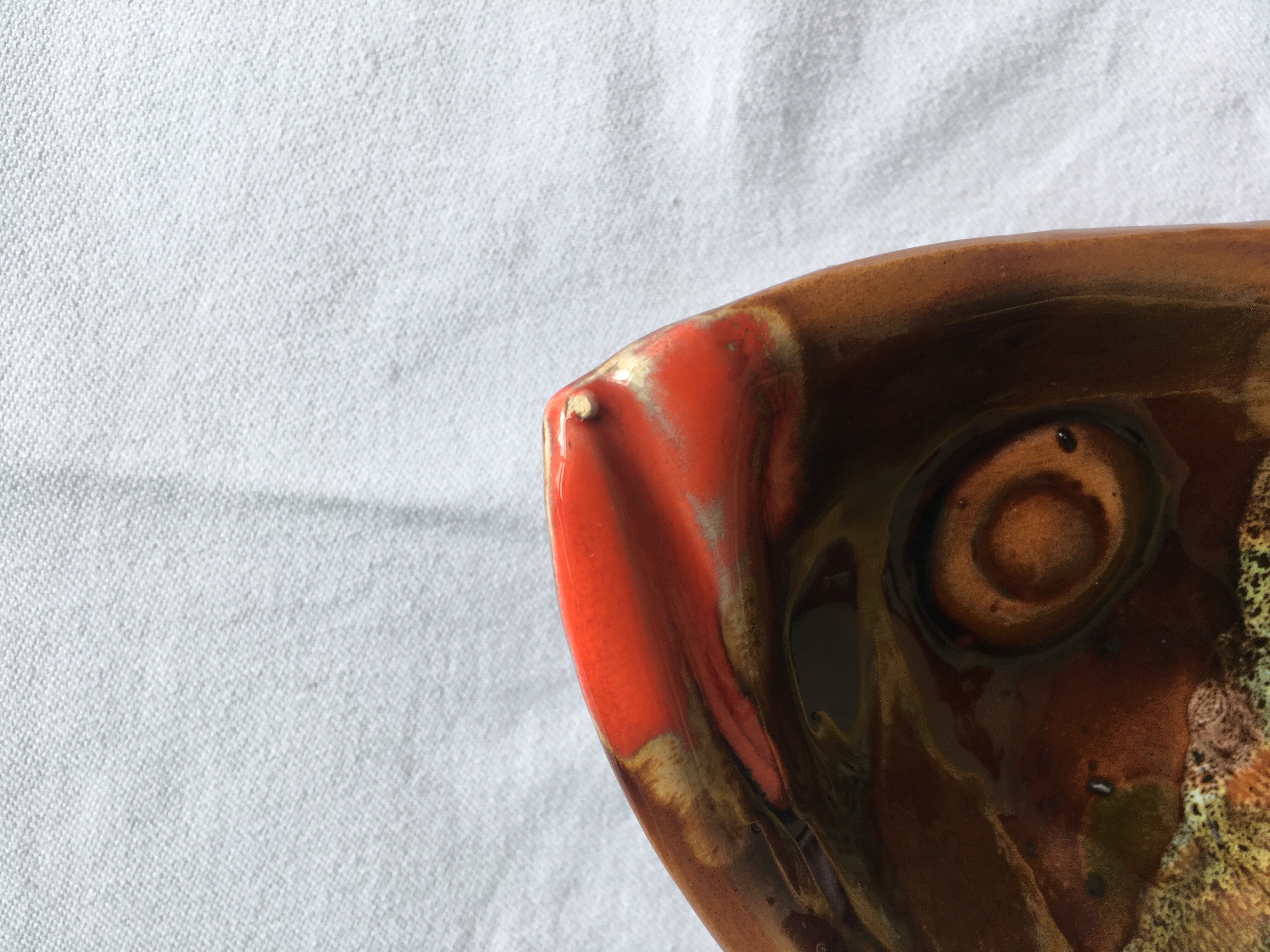 Vallauris 3 fish-shaped compartments