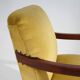 Paire de fauteuils en velours, années 1950