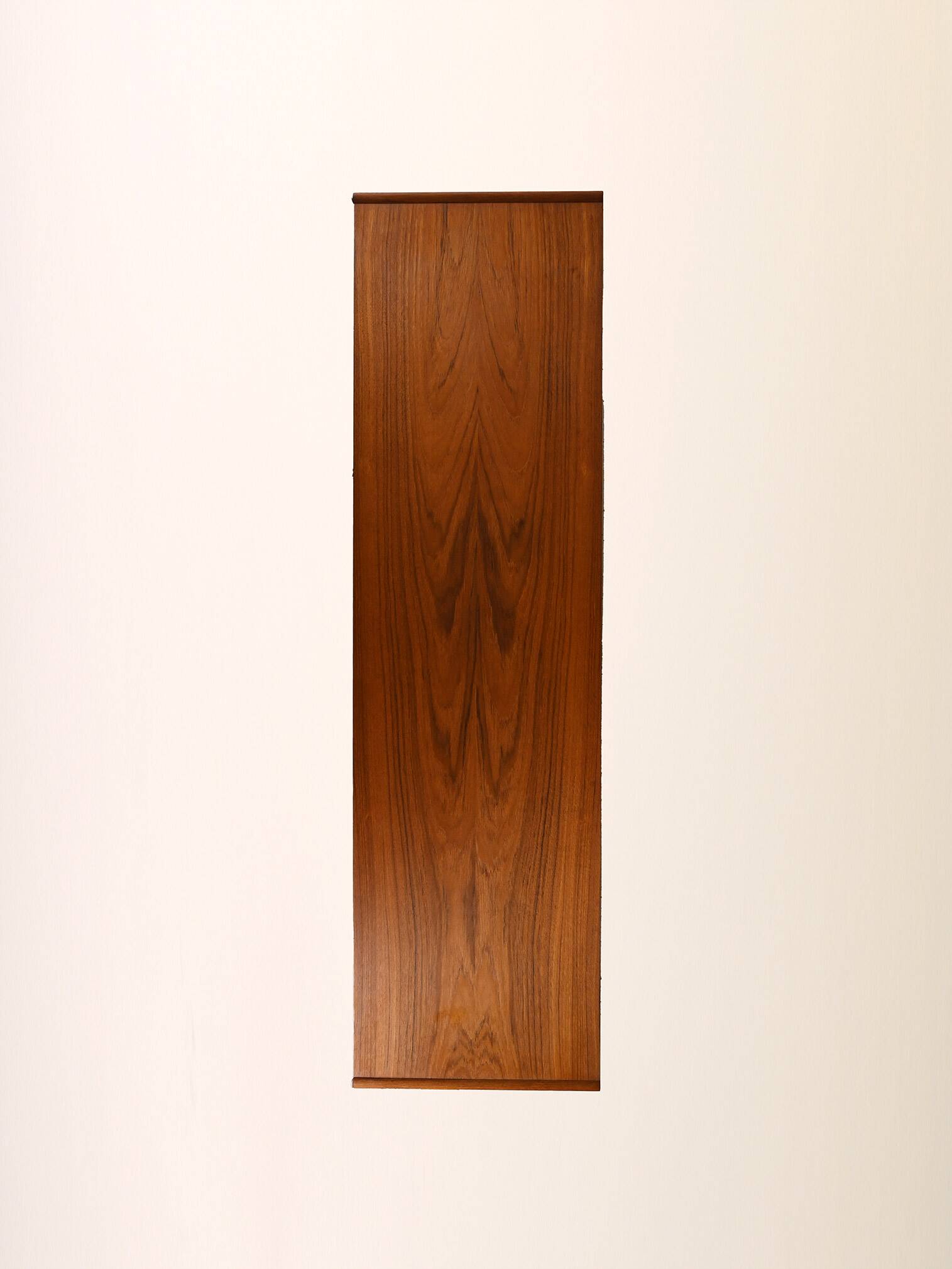 Vintage Scandinavian Teak Sideboard with Striking Grain