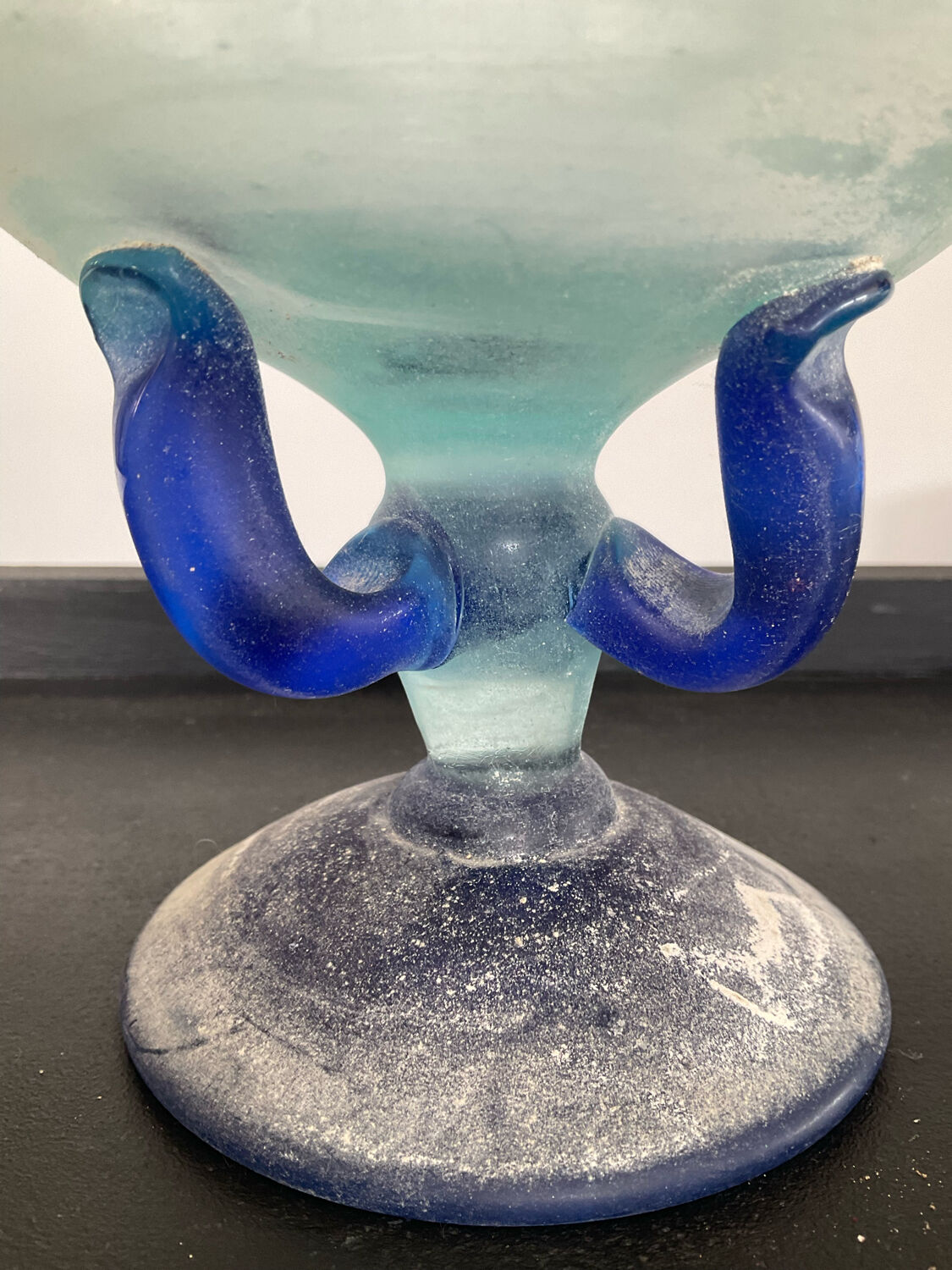 Empty pocket "Scovo" stand cup in Murano glass