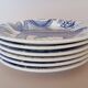6 English flat plates Ironstone Tableware