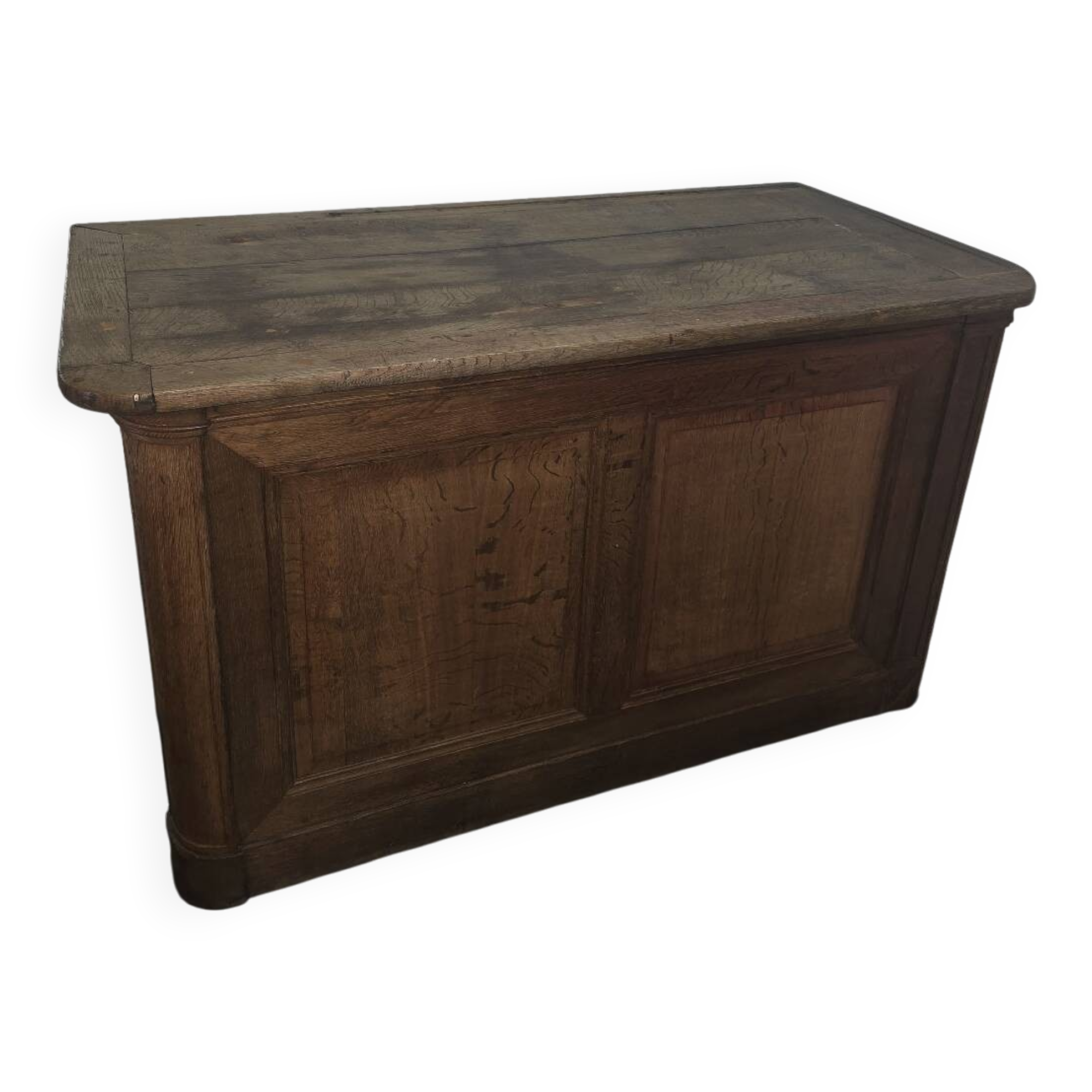 Comptoir de magasin ou de commerce en chêne