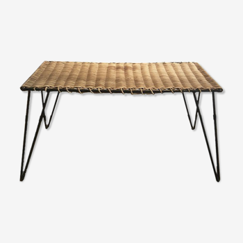 Rattan coffee table