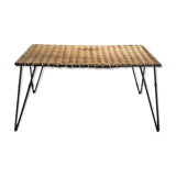 Rattan coffee table