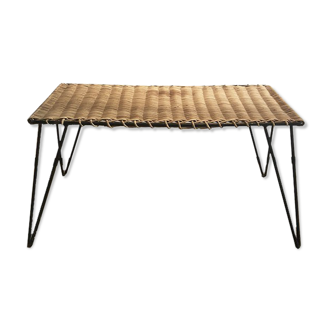 Rattan coffee table