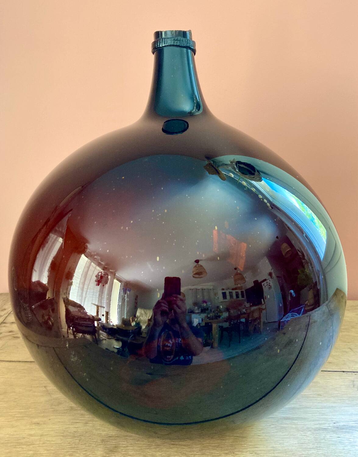 Antique amber demijohn 25-30L