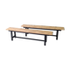 Pair old bench in industrial and vintage pine