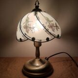 Touch table lamp vintage floral patterns