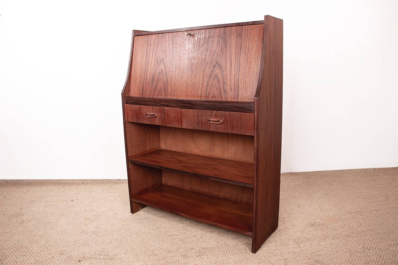 Secretary, Scandinavian desk in teak from 1960.