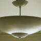 Luxo Norway disc ceiling light, 1970s