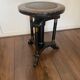 Art deco regency piano stool in oak 1920s