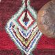 Red Berber Rug - 260 x 181 cm