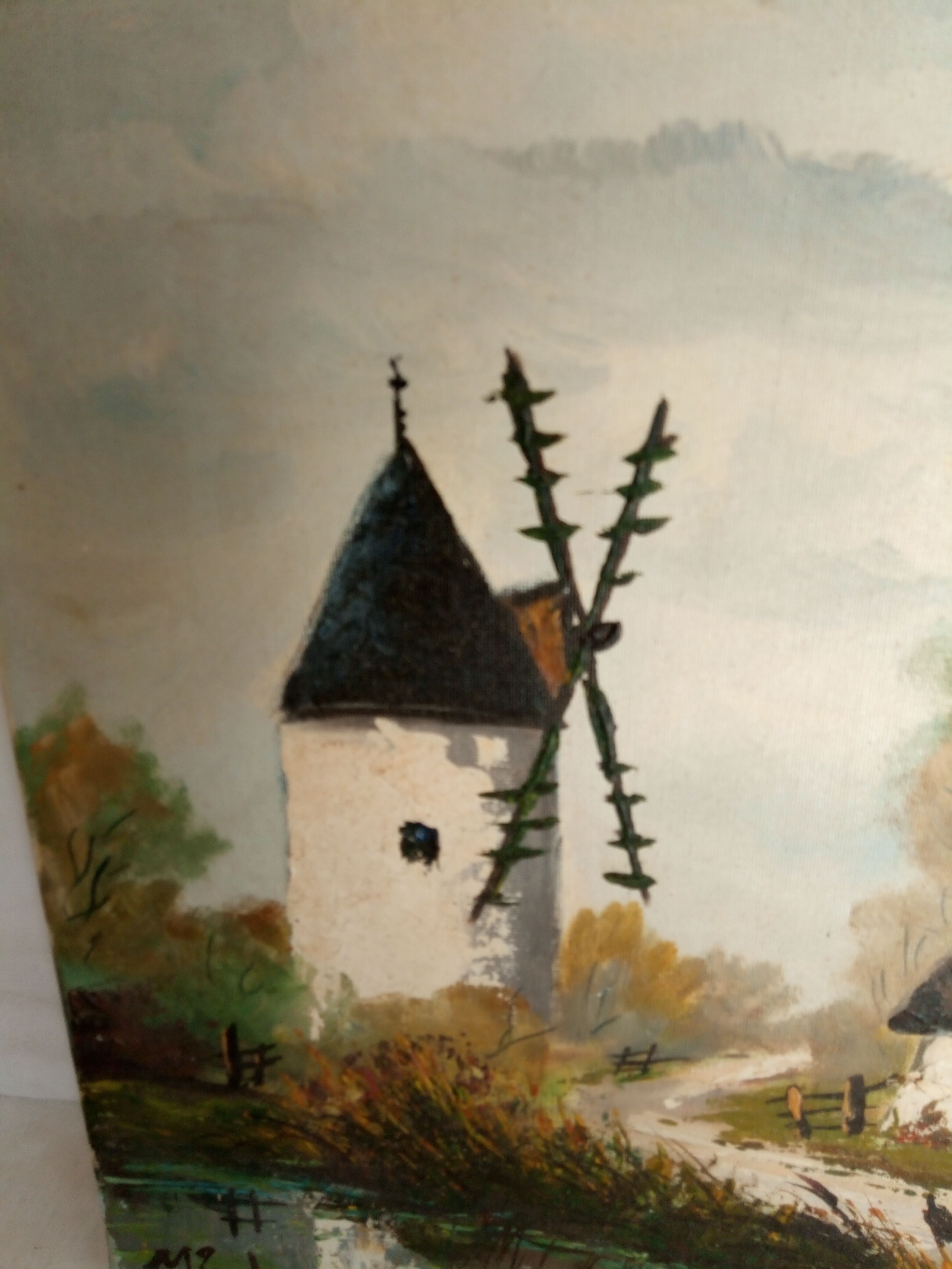 Oil on canvas, landscape