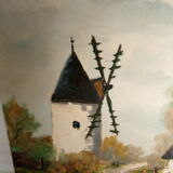 Oil on canvas, landscape