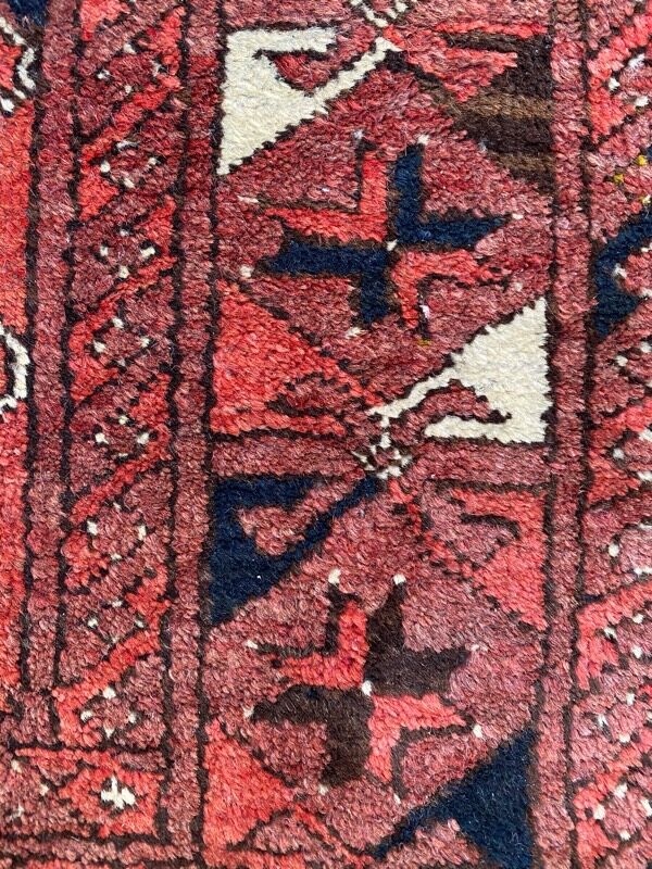 Old Afghan Turkmen carpet 85x148 cm