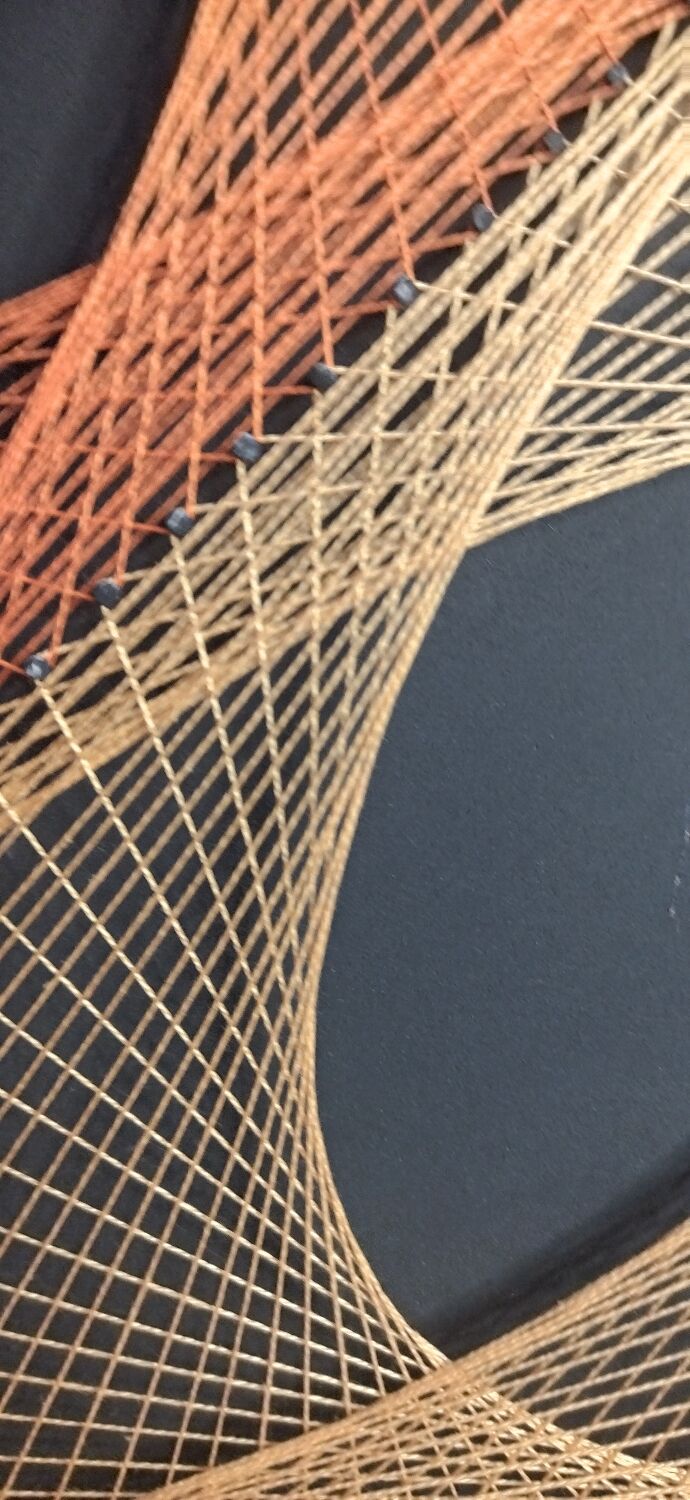 Painting stretched wires