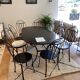 Oval wrought iron table ardeco©