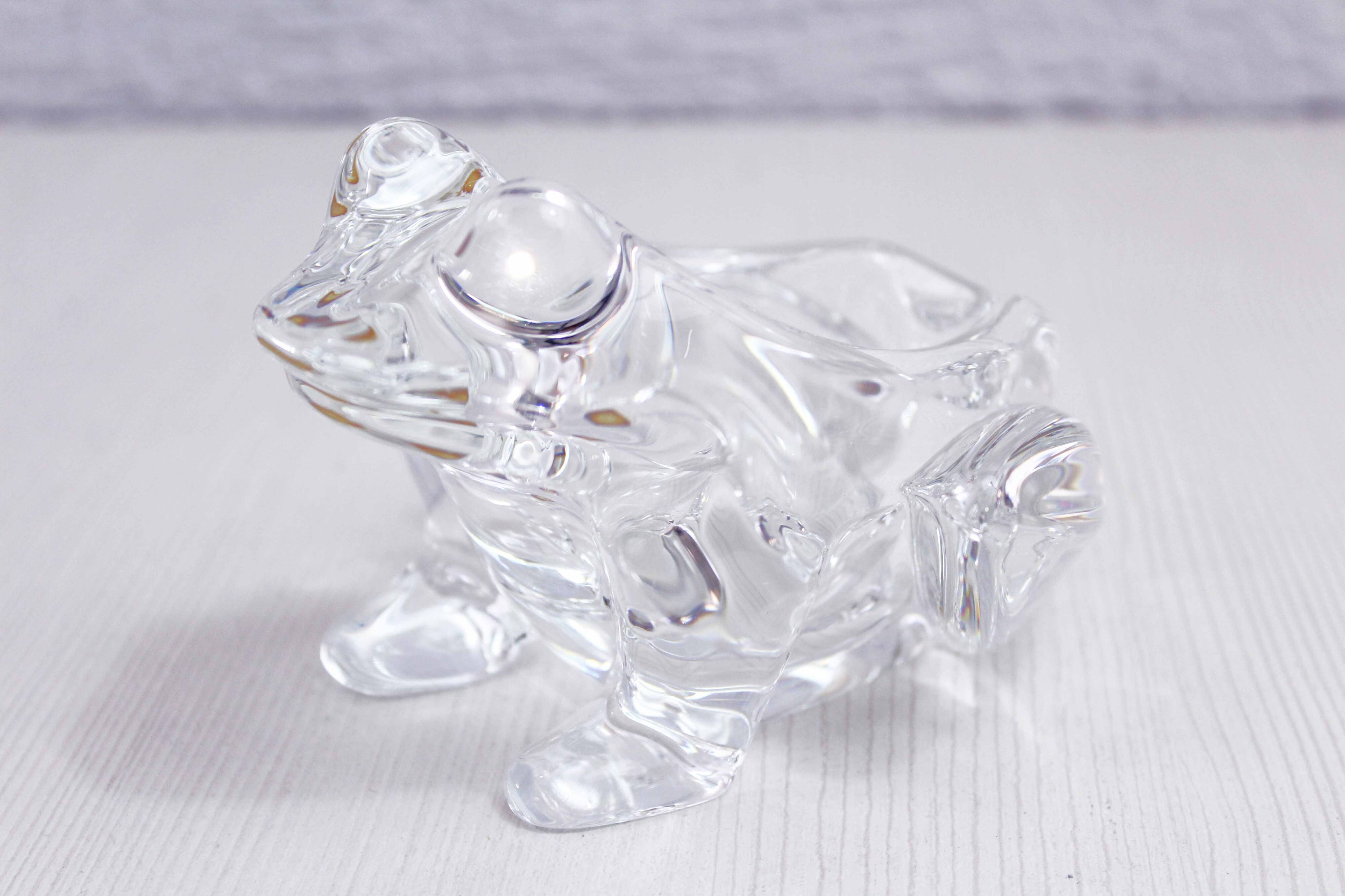 Crystal Frog Ashtray