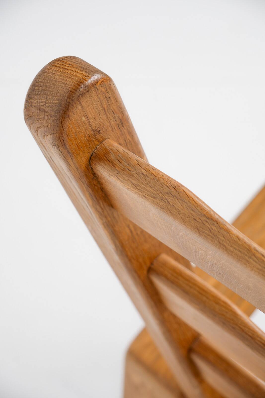 Dutch Modernist Oak Chair, 1980s