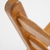 Dutch Modernist Oak Chair, 1980s