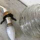 Vintage glass ball suspension