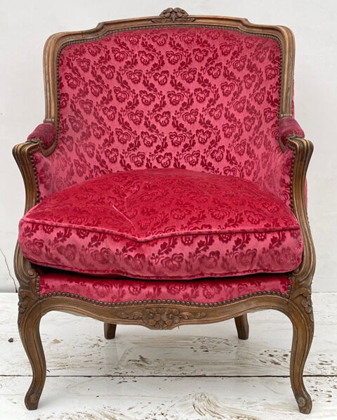 Louis XV style shepherdess armchair
