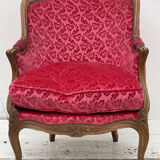 Louis XV style shepherdess armchair