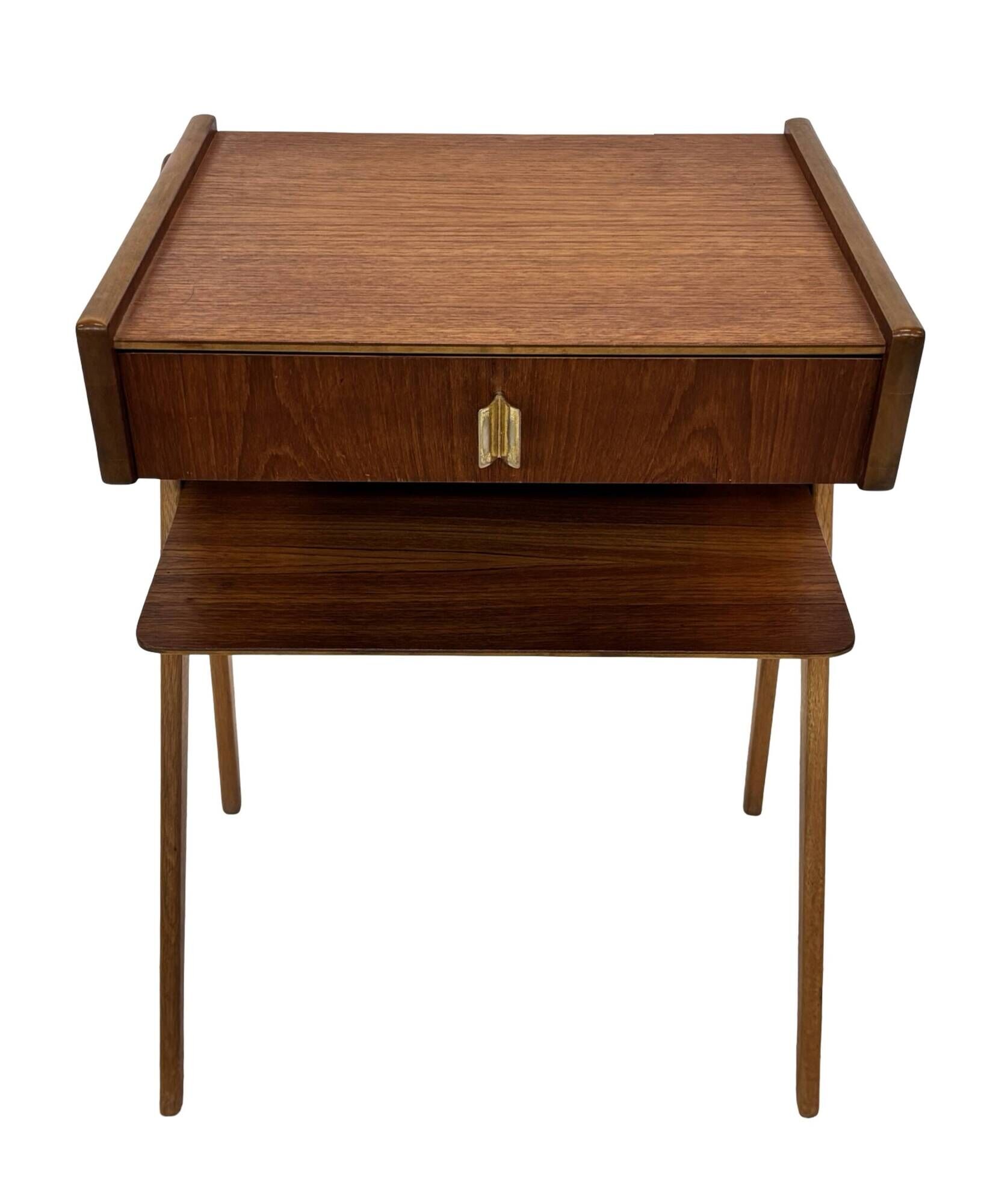 Vintage Scandinavian teak side table/bedside table and 60's Design