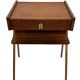 Vintage Scandinavian teak side table/bedside table and 60's Design