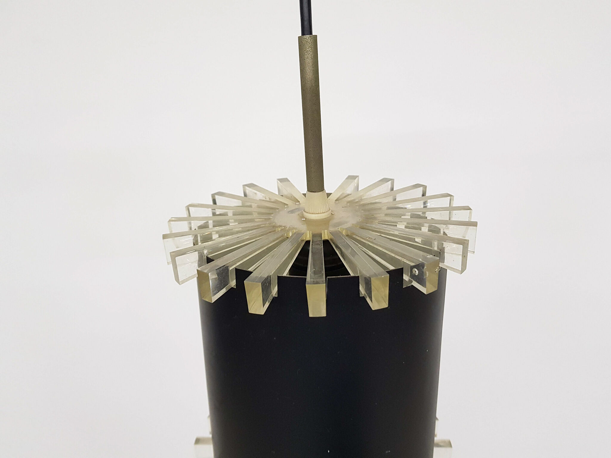 Small mid-century pendant light the Netherlands 1960's