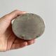Silver-plated metal catchall with patina