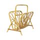 French Rattan Magazine Rack Boho Style Sixties