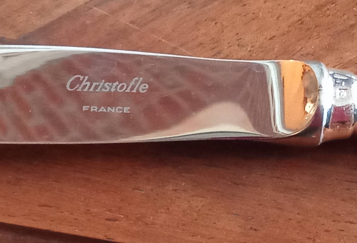 Old Christofle cutlery, Port Royal model, 15 pieces