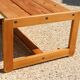 1960s pine coffee table
