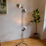 Goffredo Reggiani Lampadaire Eye ball 1970 3 lumières orientables