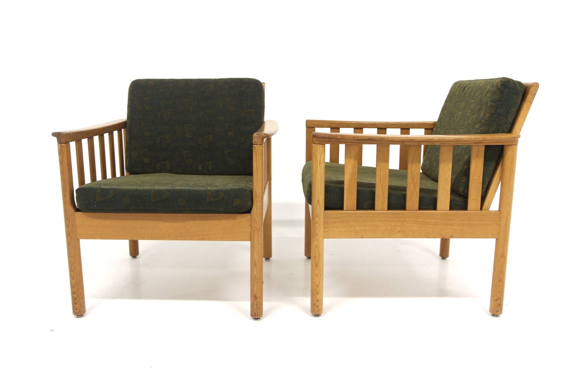 Set of 2 oak armchairs, Skaraborgs Möbelindustri, Sweden, 1960