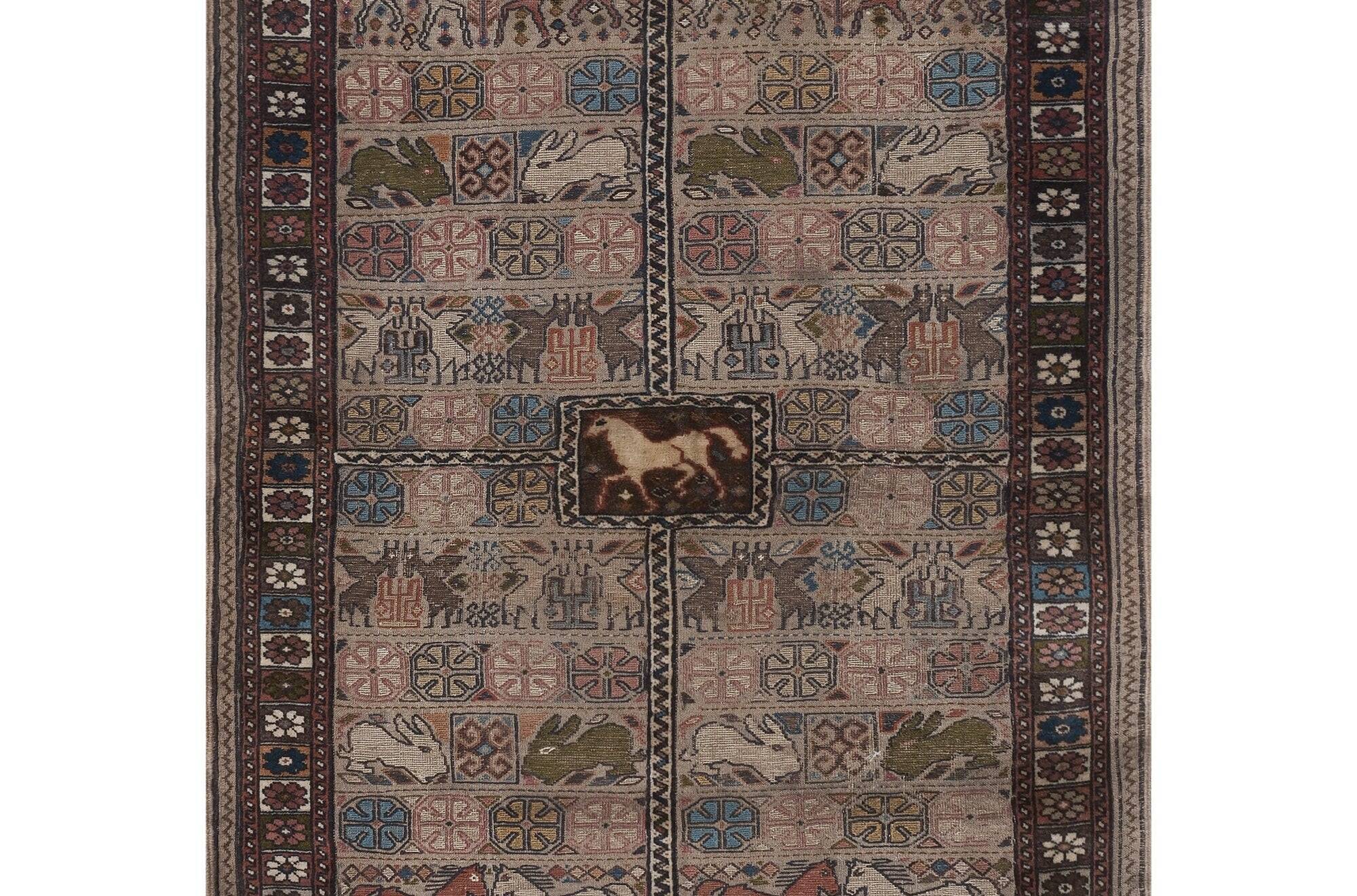 Tapis turc vintage fait main