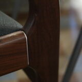 Scandinavian teak table and 6 chairs