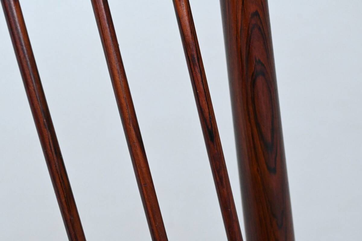 Helge Sibast set of six dining chairs in rosewood Denmark 1960