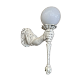 Pair of cast aluminum light arms