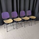 Série de 4 chaises vintage