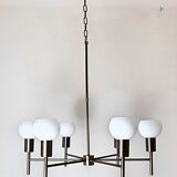 Mid century modern chandelier 6 cups