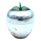Pomme à glaçon vintage en plastique argenté