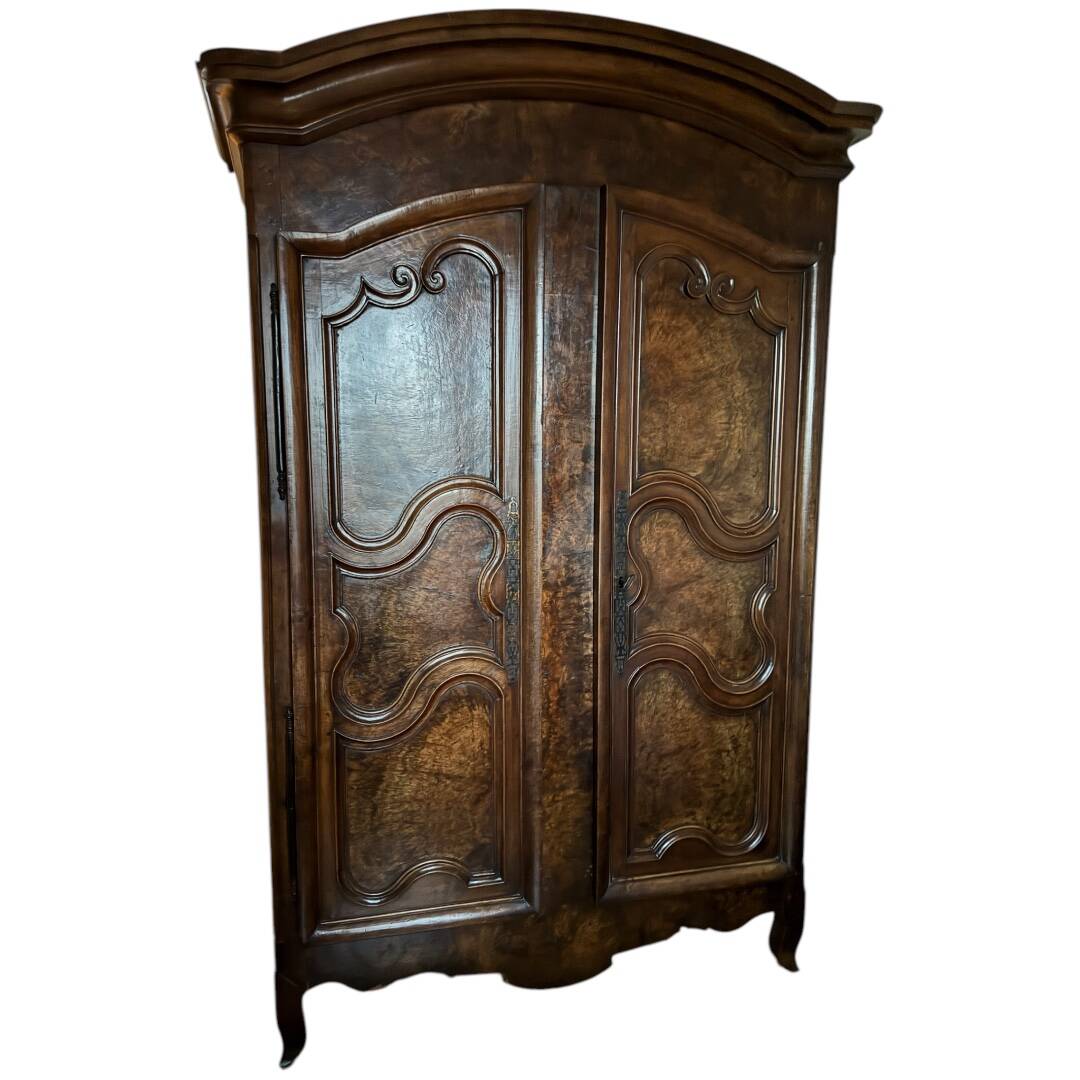 Louis XV Bressane Armoire in Walnut 18's