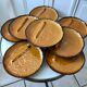 Set of 8 ceramic asparagus plates from Poët Laval 60s-70s