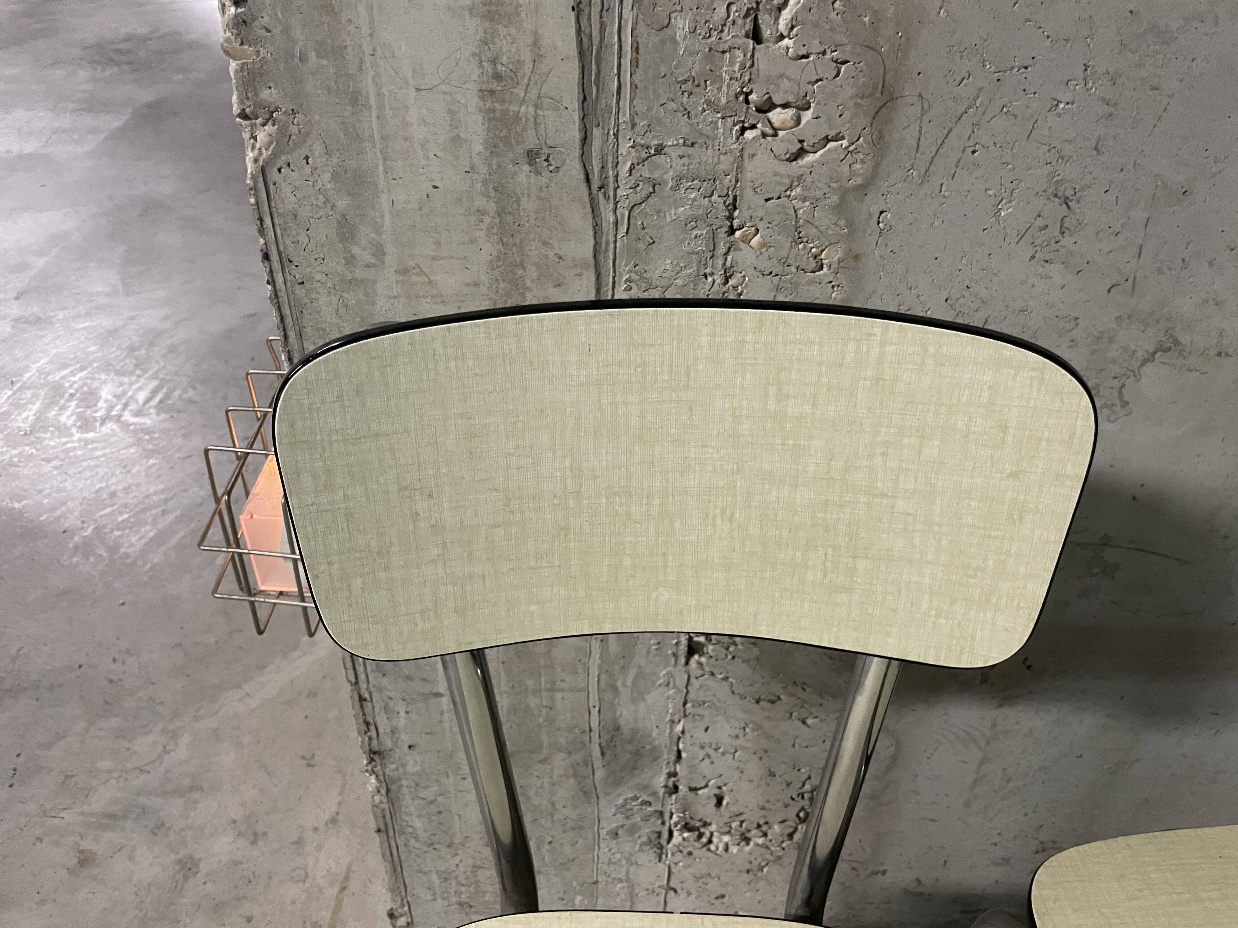 Pair of Formica chairs from the 1960s.
