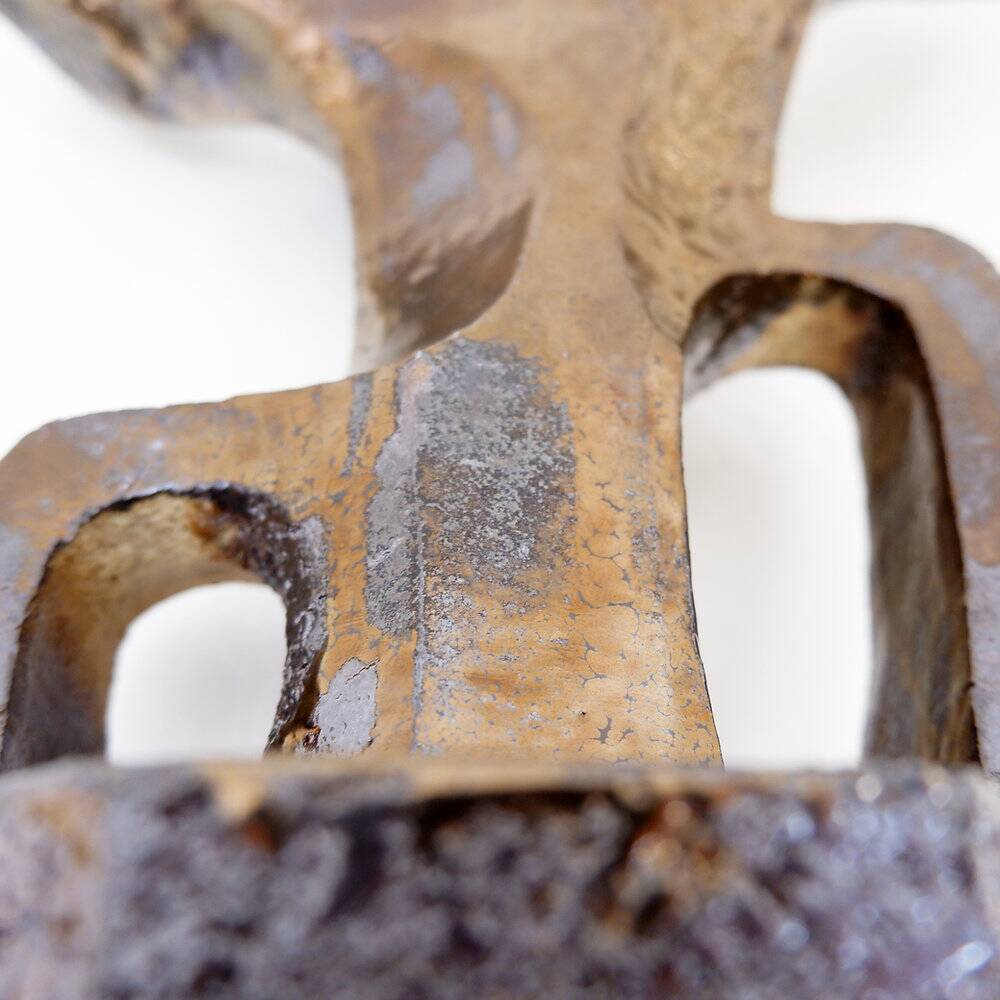 Sculptural ceramic candlestick by Walter Van Den Panhuyzen - 1970s