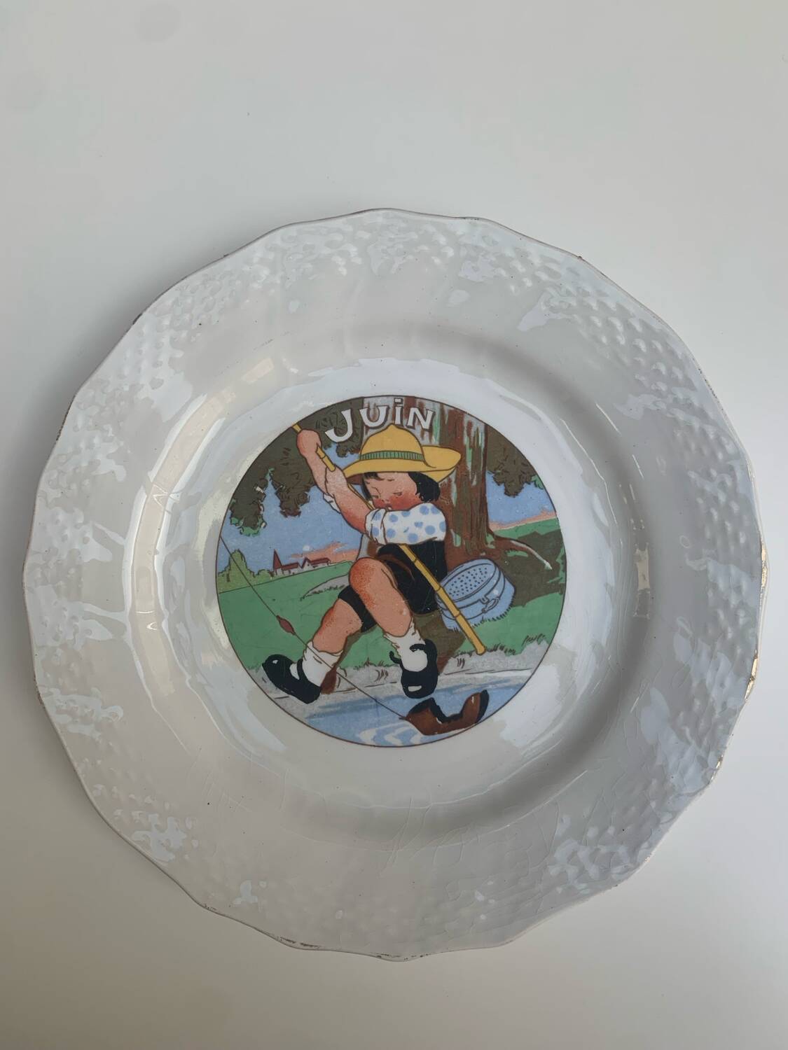 Series 12 months of the year and its dish Moulins des loups Hamage