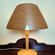 Scandinavian style table lamp designed and manufactured by Lucid France for Hilton Hotel